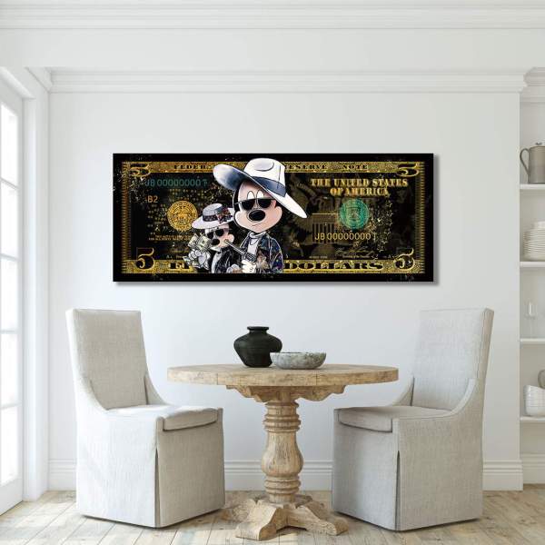 Mickey Leinwandbild von Kunstgestalten24