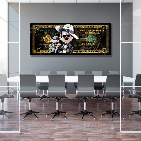 Mickey Leinwandbild von Kunstgestalten24