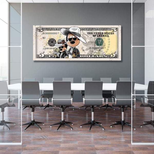 Mickey Leinwandbild von Kunstgestalten24