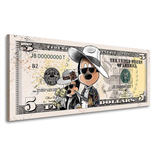 Mickey Leinwandbild von Kunstgestalten24