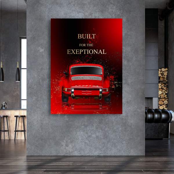 Porsche Auto Wandbild Kunstgestalten24