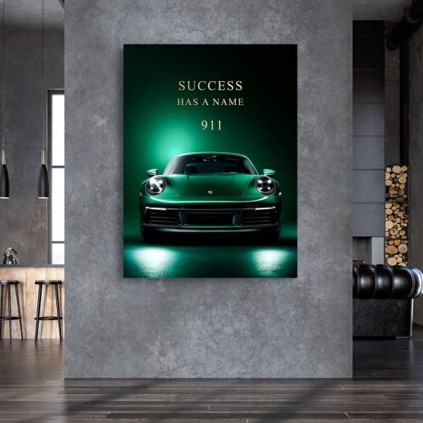 Porsche 911 Wandbild Kunstgestalten24