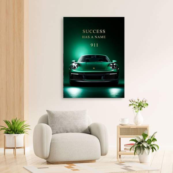 Porsche 911 Wandbild Kunstgestalten24