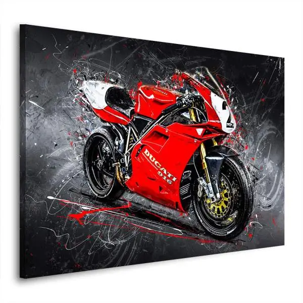 Wandbild Leinwandbild Ducati 916