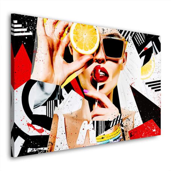 Leinwandbild Abstrakt Frau