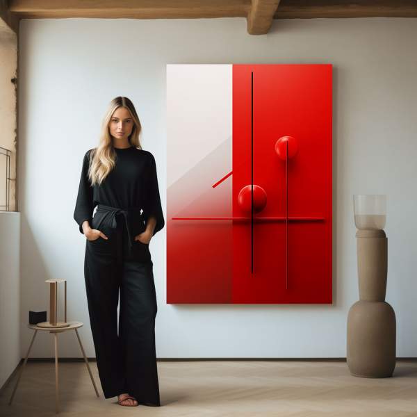 Minimalismus Wandbild von Kunstgestalten24