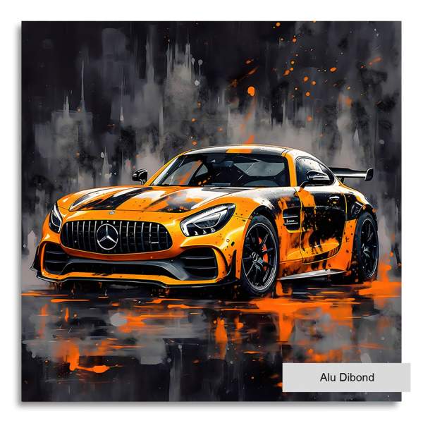 Auto Wandbild von Kunstgestalten24