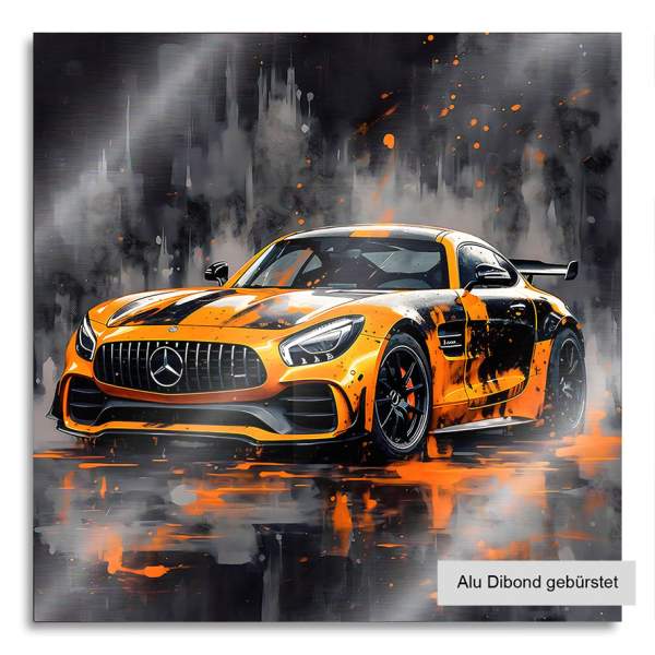 Auto Wandbild von Kunstgestalten24