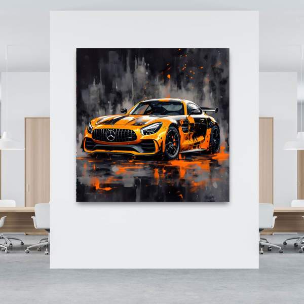 Auto Wandbild von Kunstgestalten24