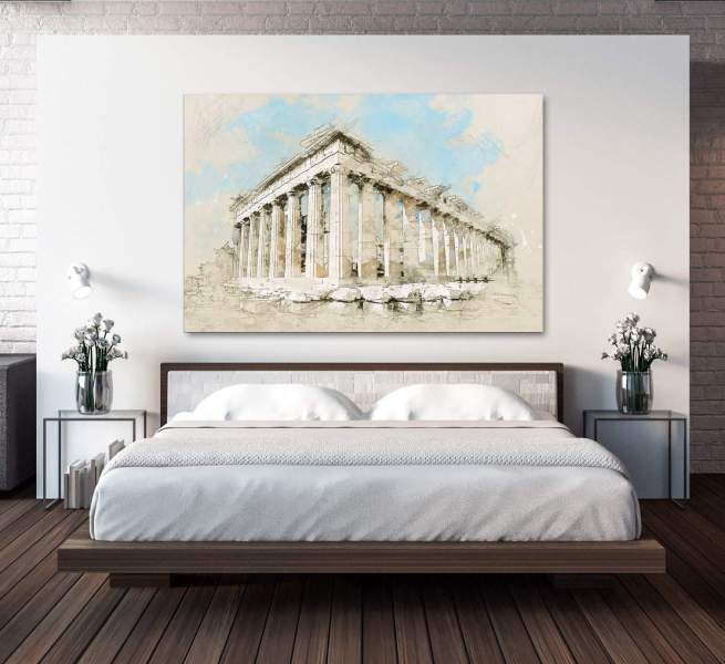 Leinwandbild-Akropolis-Grichenland