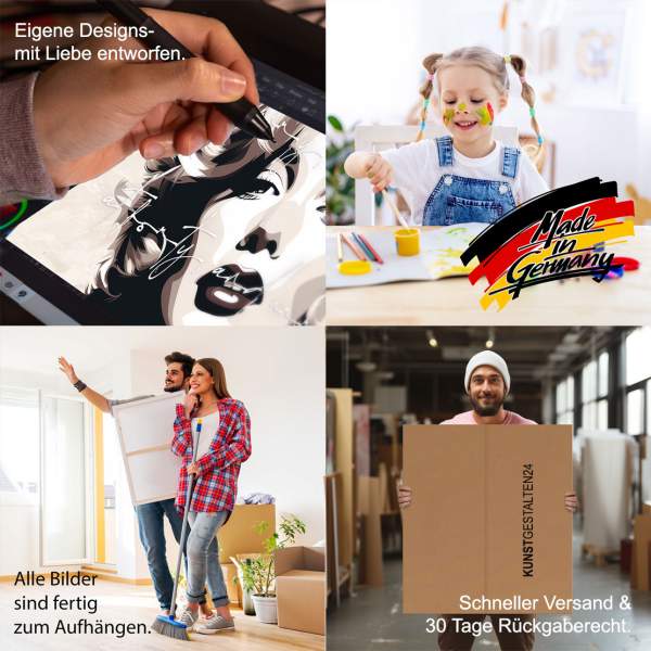 Abstrakt Color Wandbild