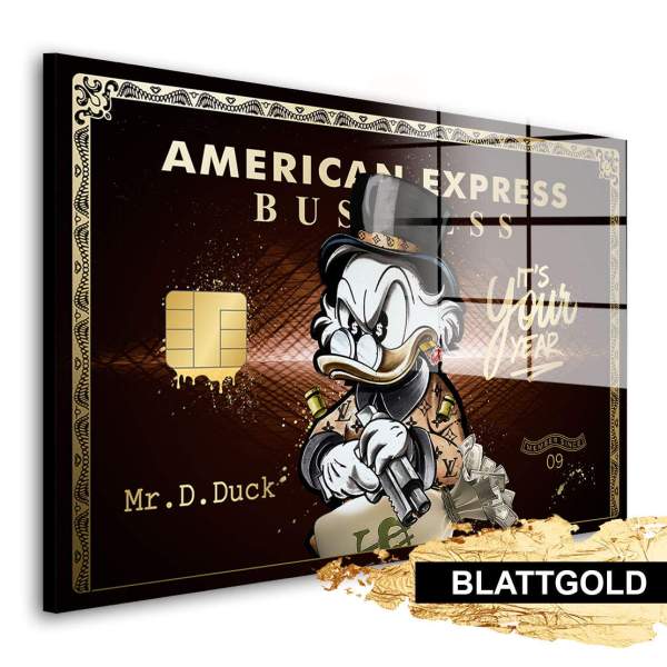 Amex Pop Art Bild von Kunstgestalten24