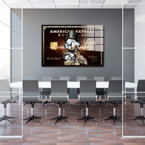 Amex Pop Art Bild von Kunstgestalten24