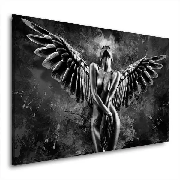 Leinwandbild Sensual Angel Dark Style Abstrakt