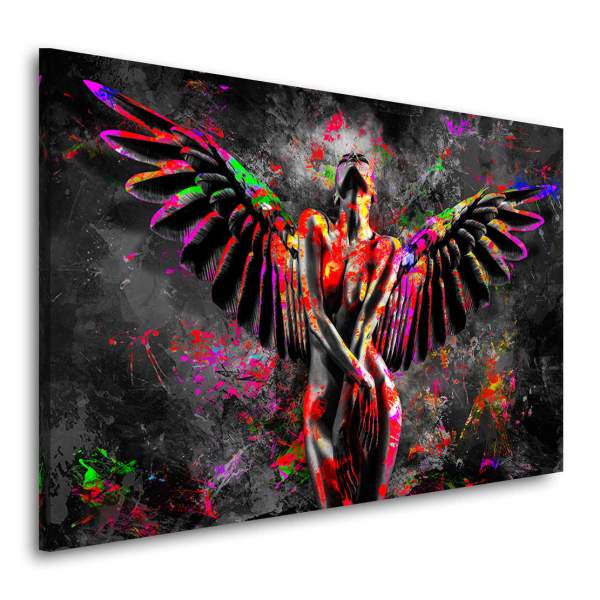 Wandbild Leinwandbild sensual Angel Pop Art
