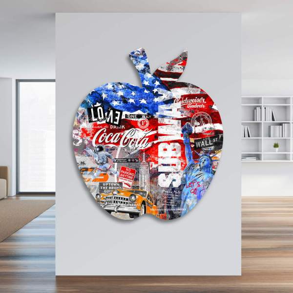 Bid Apple Wandbild von Ron Danell