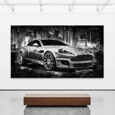 Aston Martin auf Acrylglas von Roland Menzel | Kunstgestalten24