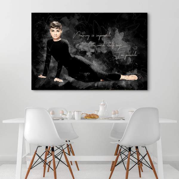 Acrylglasbild-Audrey-Hepburn