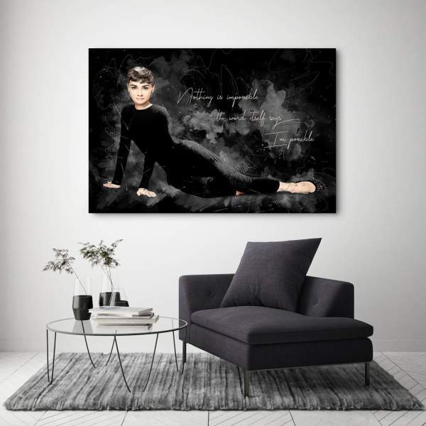 Acrylglasbild-Audrey-Hepburn