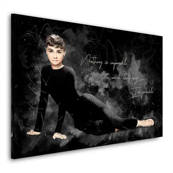 Acrylglasbild-Audrey-Hepburn