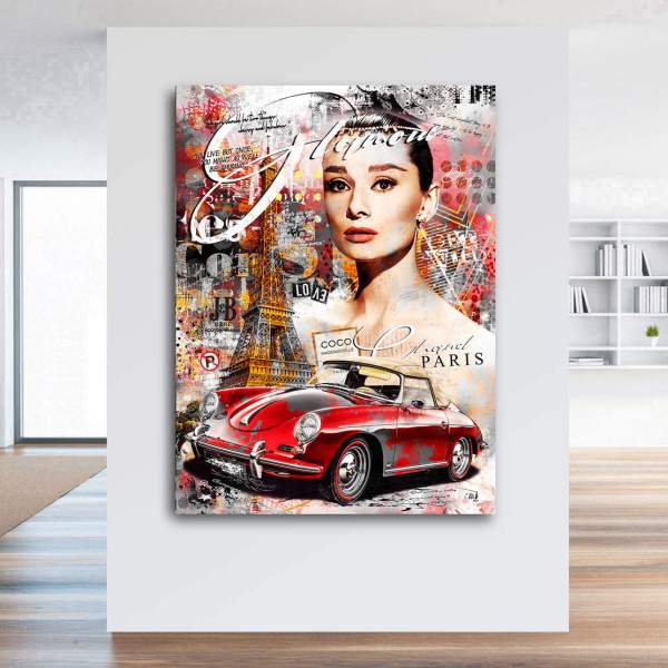 Audrey Hepburn Wandbild Kunstgestalten24