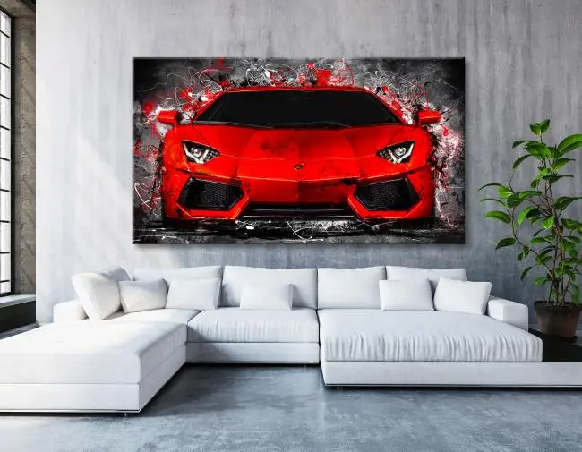 Lamborghini Leinwandbilder von Roland Menzel | Kunstgestalten24
