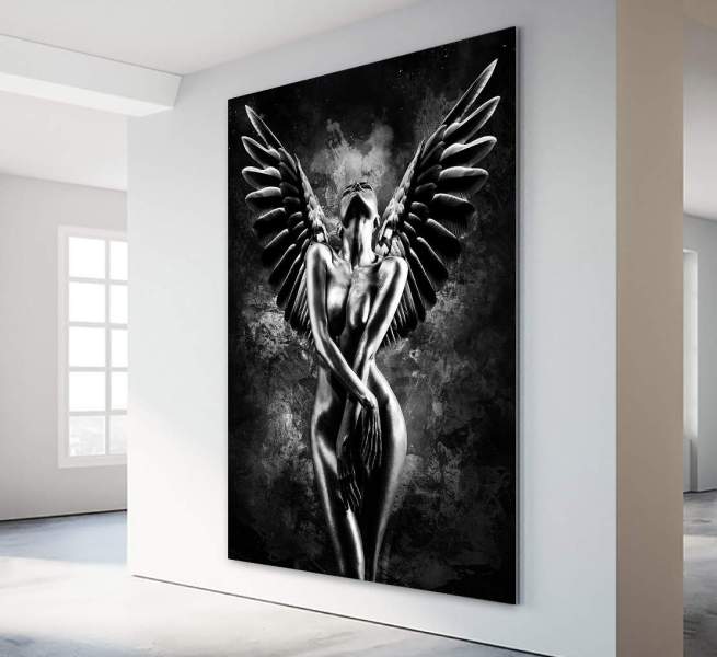 Engel-Wandbild von Ron Danell