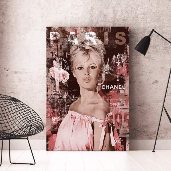 Brigitte Bardot Wandbild von Ron Danell