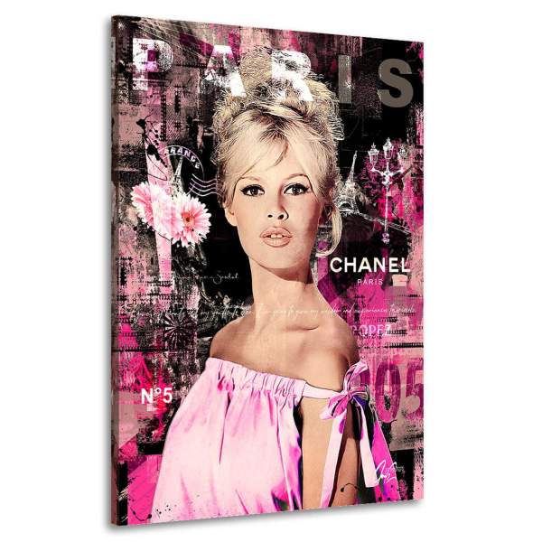 Brigitte Bardot Leinwandbild von Ron Danell