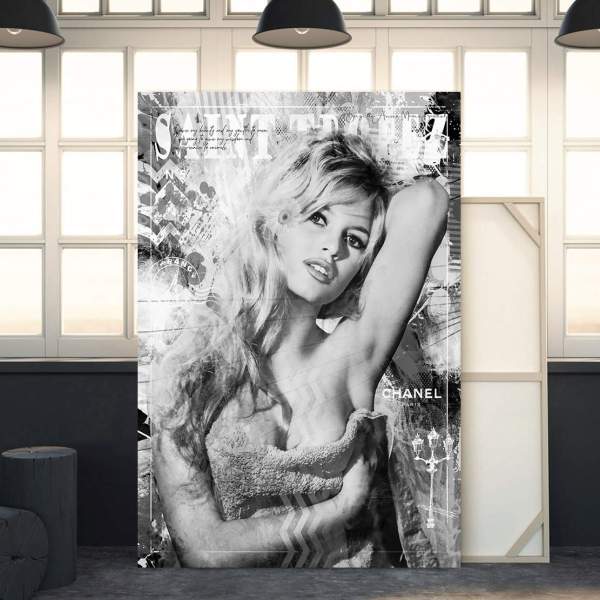 Brigitte Bardot Kunstbilder von Roland Menzel | Kunstgestalten24