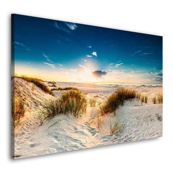 Leinwandbild-Strand-Düne