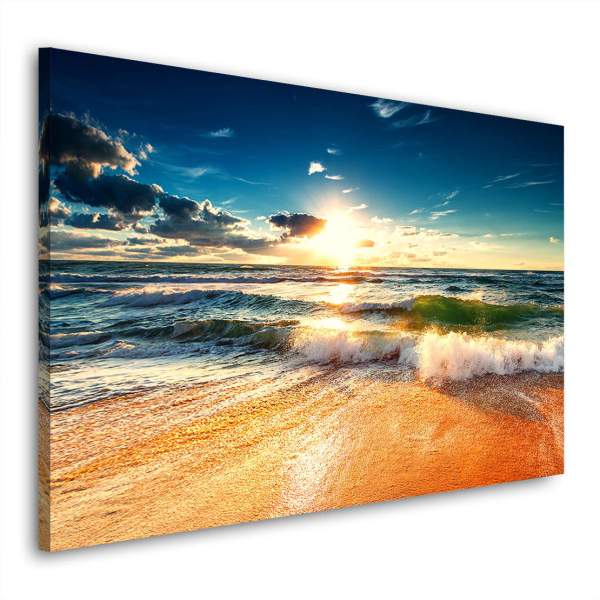 Wandbild-Sonne-Strand-Meer