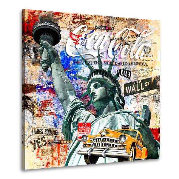 New York Wandbild von Kunstgestalten24