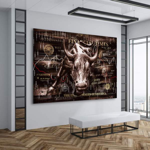 Aktien Wandbild von Ron Danell