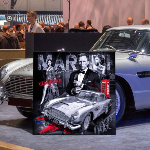 James Bond Wandbild von Kunstgestalten24