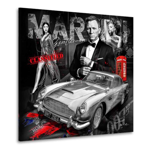 James Bond Wandbild von Kunstgestalten24