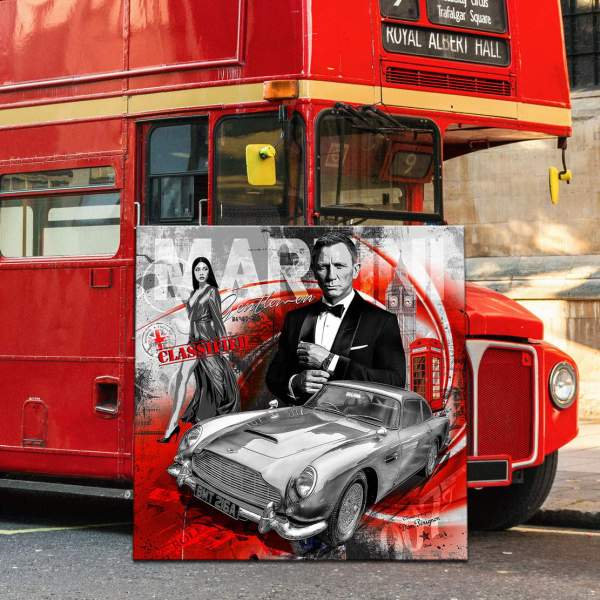 James Bond Wandbild von Kunstgestalten24