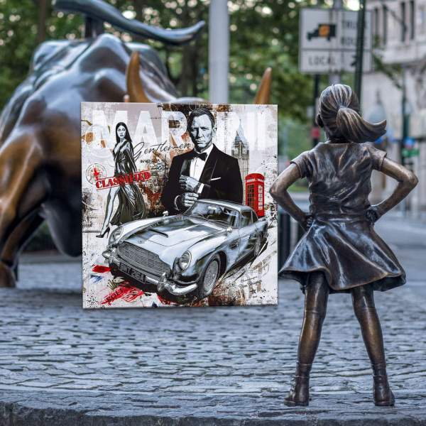 James Bond Wandbild von Kunstgestalten24
