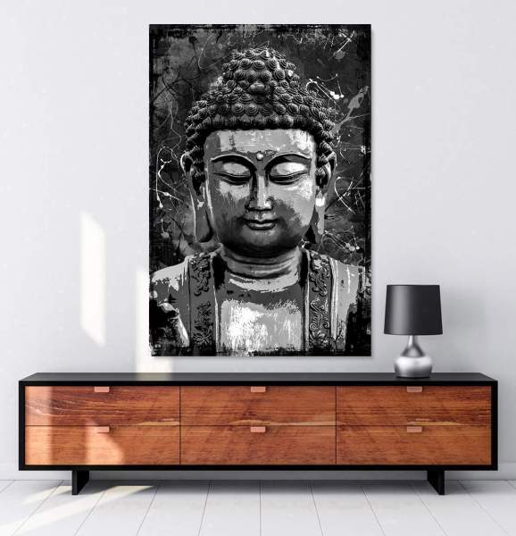 Leinwandbild-Buddha von Ron Danell