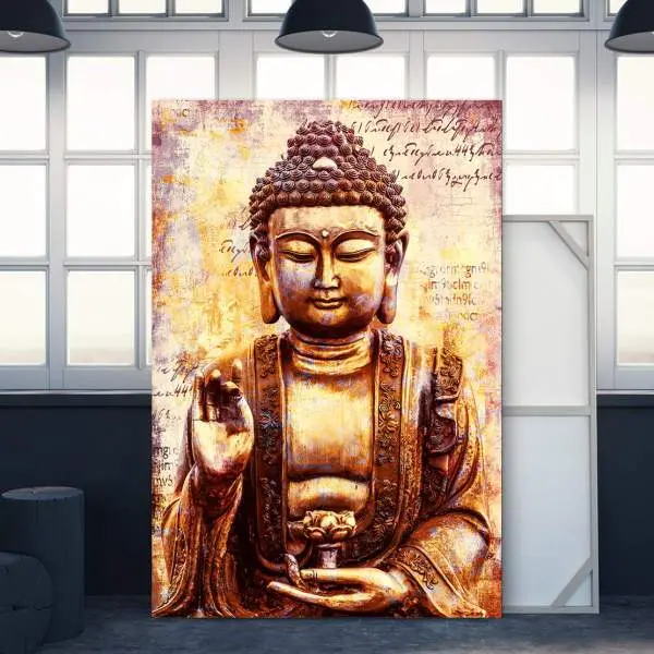 Buddha Wandbild von Ron Danell