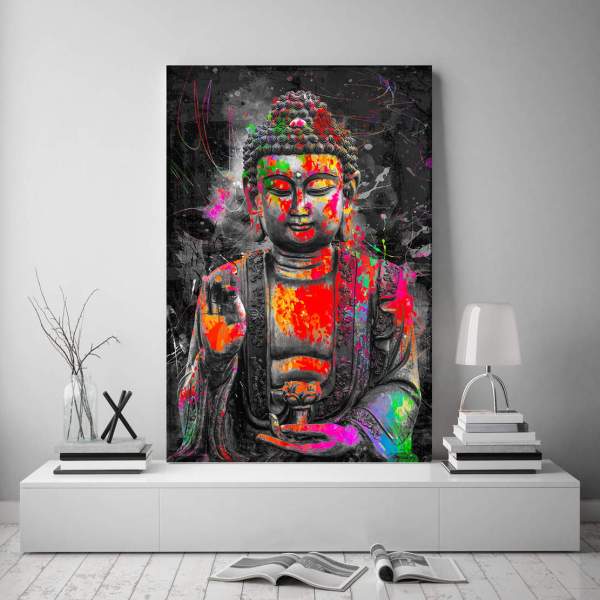 Buddha-Leinwandbild von Ron Danell