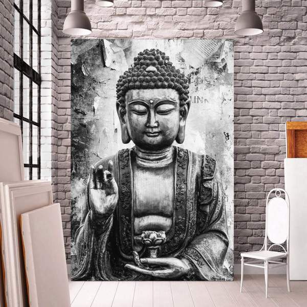 Buddha-Aludibondbild von Ron Danell