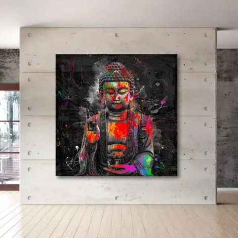 Buddha Wandbild von Kunstgestalten24