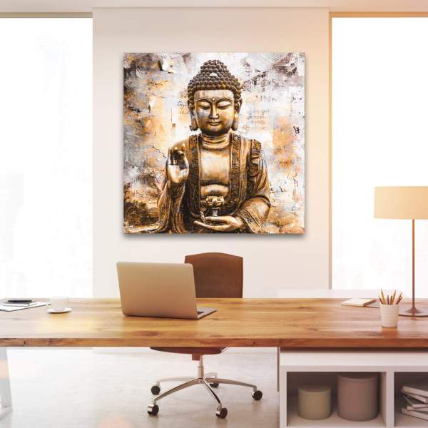 Ron Danell Buddha Wandbild