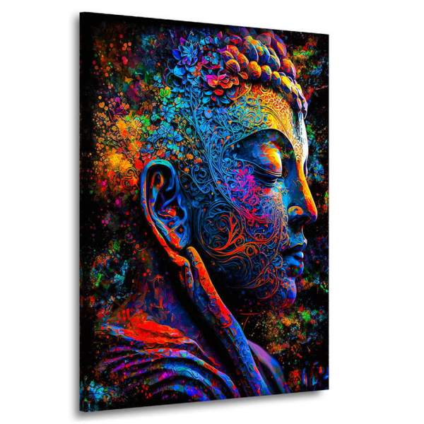 Leinwandbild Buddha Abstrakt