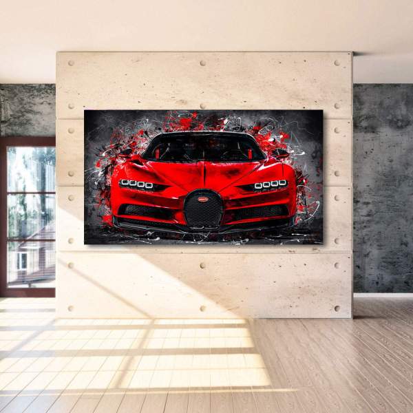 Bugatti Wandbild von Kunstgestalten24