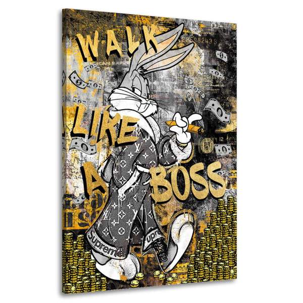 Mr. Bunny Leinwandbild von Kunstgestalten24