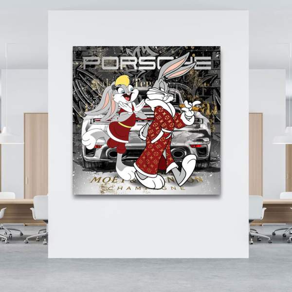 Pop Art Wandbild von Kunstgestalten24