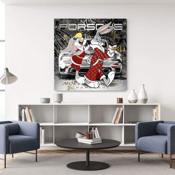 Pop Art Wandbild von Kunstgestalten24