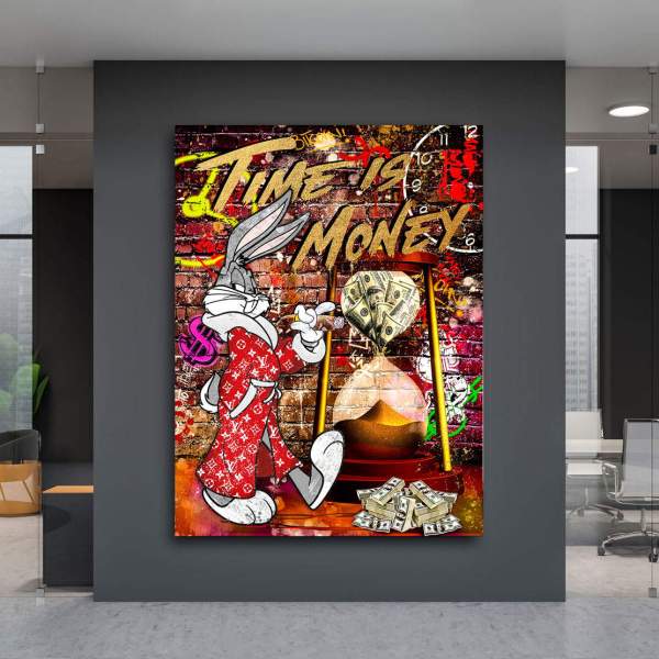 Bunny Wandbild von Kunstgestalten24